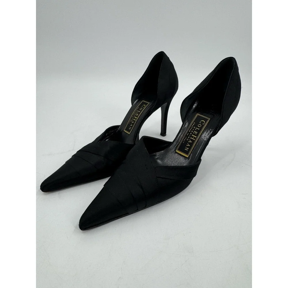 COLE HAAN - Black Layered Look Women's Pumps Size 6.5‎ B